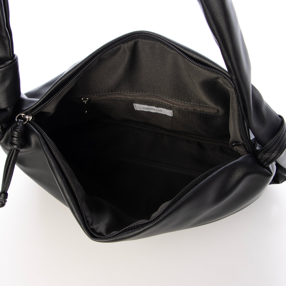 カシェリエ CACHELLIE C8779 PUFF HANDLE SHOULDER BAG （ブラック） ブラック