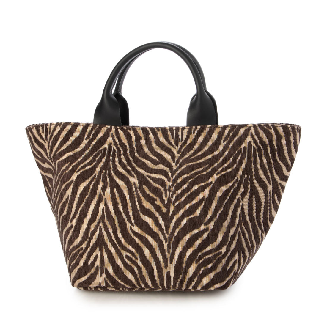 カシェリエ CACHELLIE C8754 LETHER HNDL JAQUARD TOTE （ブラウン） ブラウン