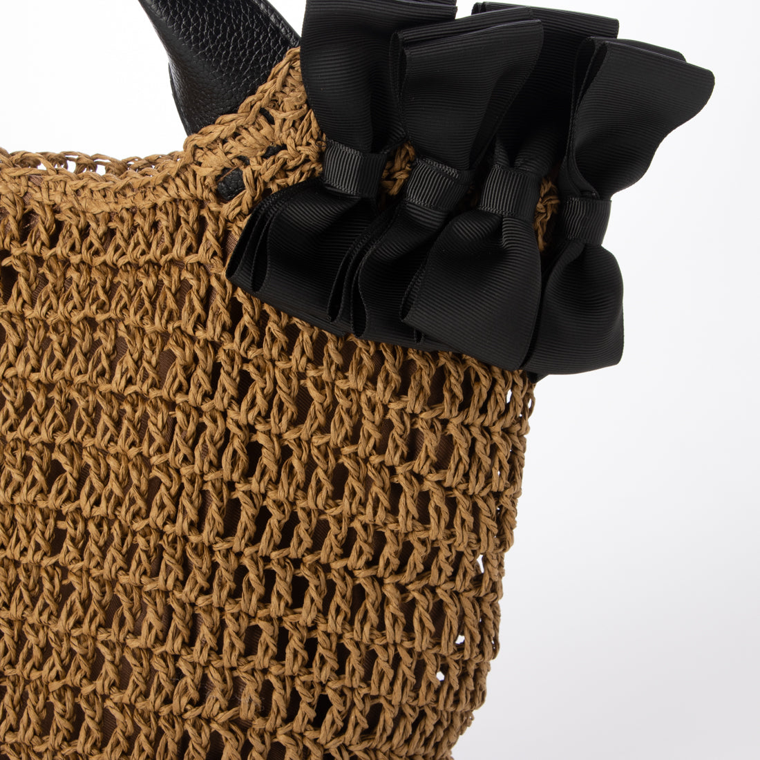 カシェリエ CACHELLIE C8833 PAPER*RIBBON TOTE （キャメル） キャメル