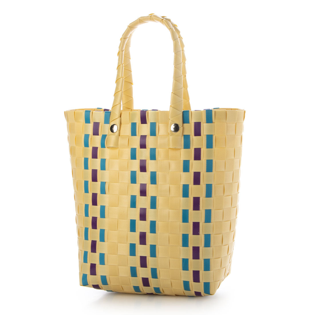 カシェリエ CACHELLIE C8820 PLASTIC STRIPE TOTE （イエロー） イエロー