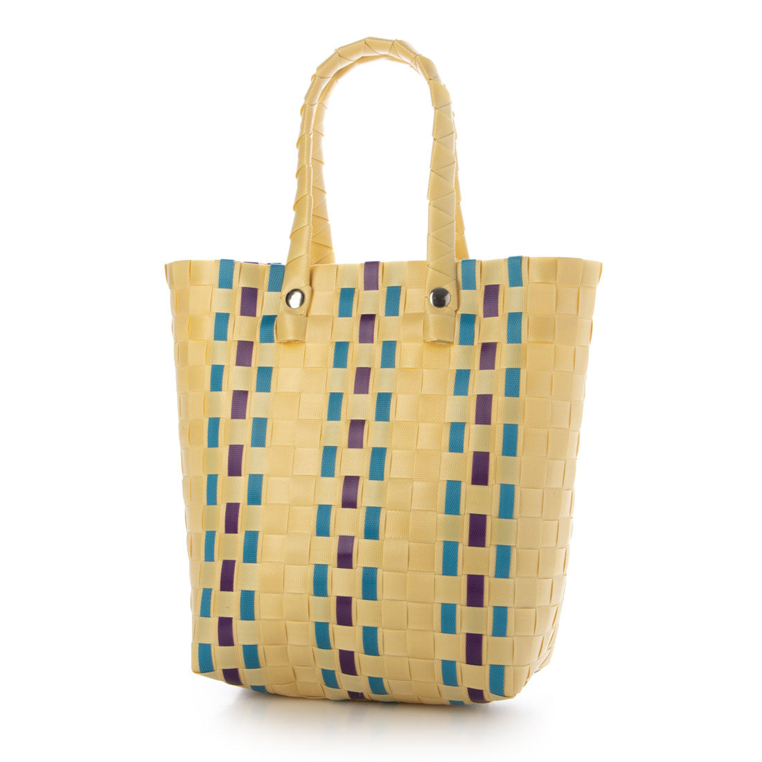 カシェリエ CACHELLIE C8820 PLASTIC STRIPE TOTE （イエロー） イエロー