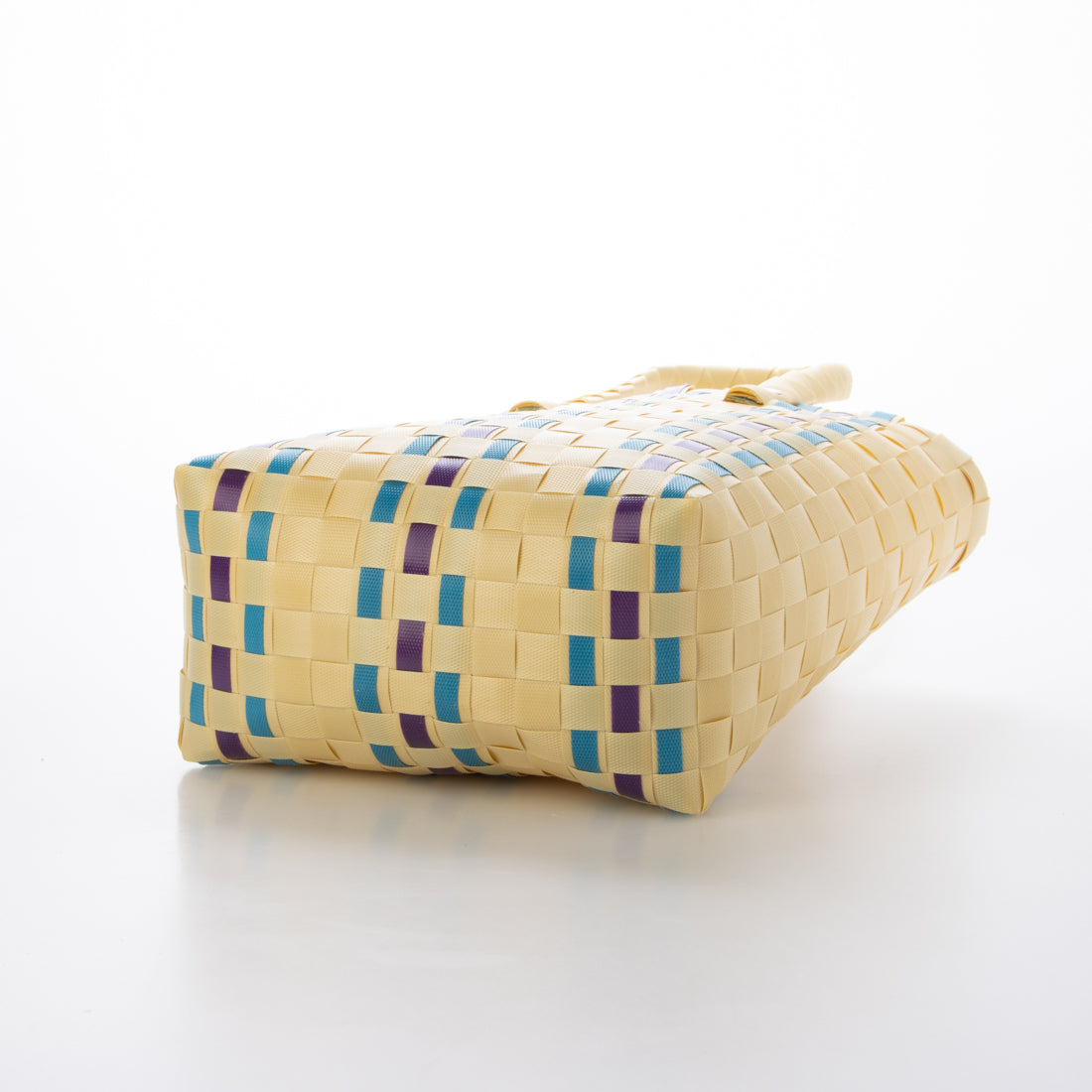 カシェリエ CACHELLIE C8820 PLASTIC STRIPE TOTE （イエロー） イエロー
