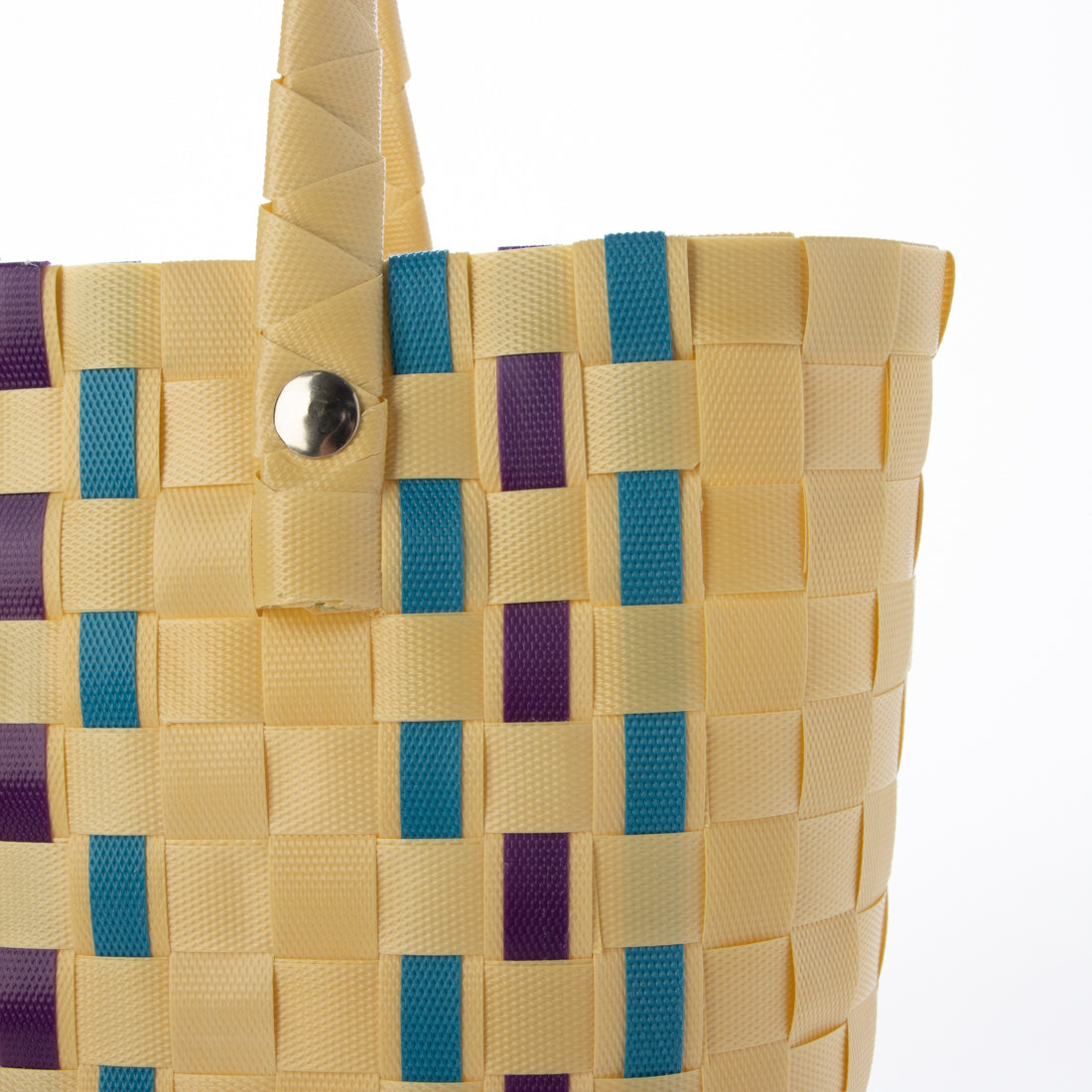 カシェリエ CACHELLIE C8820 PLASTIC STRIPE TOTE （イエロー） イエロー