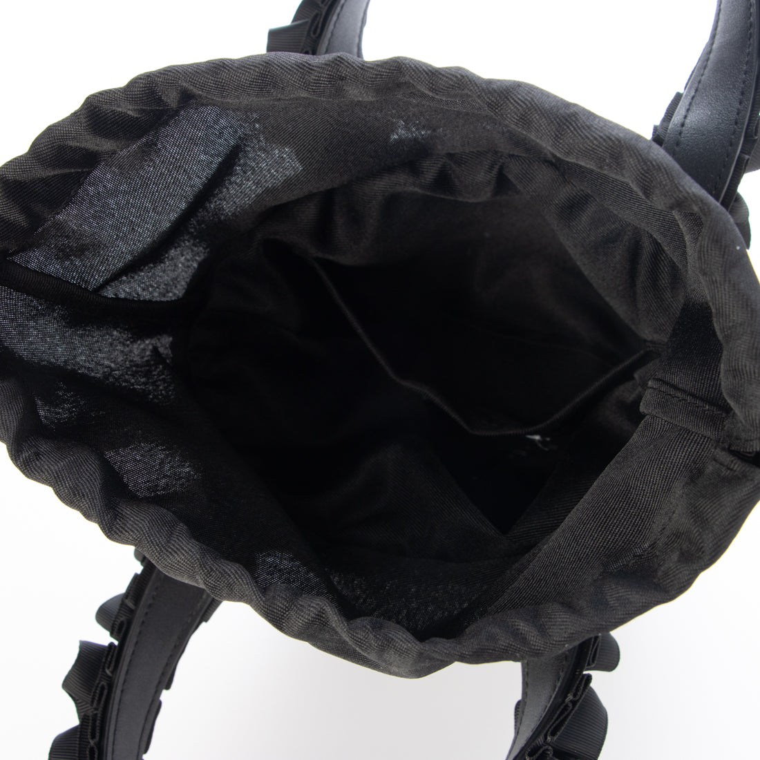 カシェリエ CACHELLIE C8892 METALLIC FRILL TOTE （ブラック） ブラック