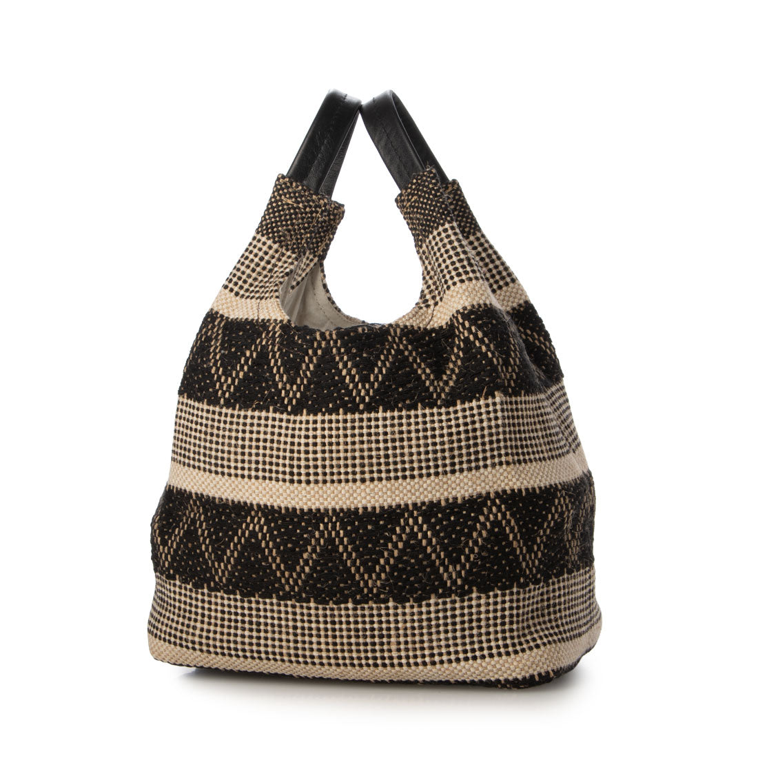 カシェリエ CACHELLIE C8796 JUTE LEATHER TOTE （トライアングル） トライアングル