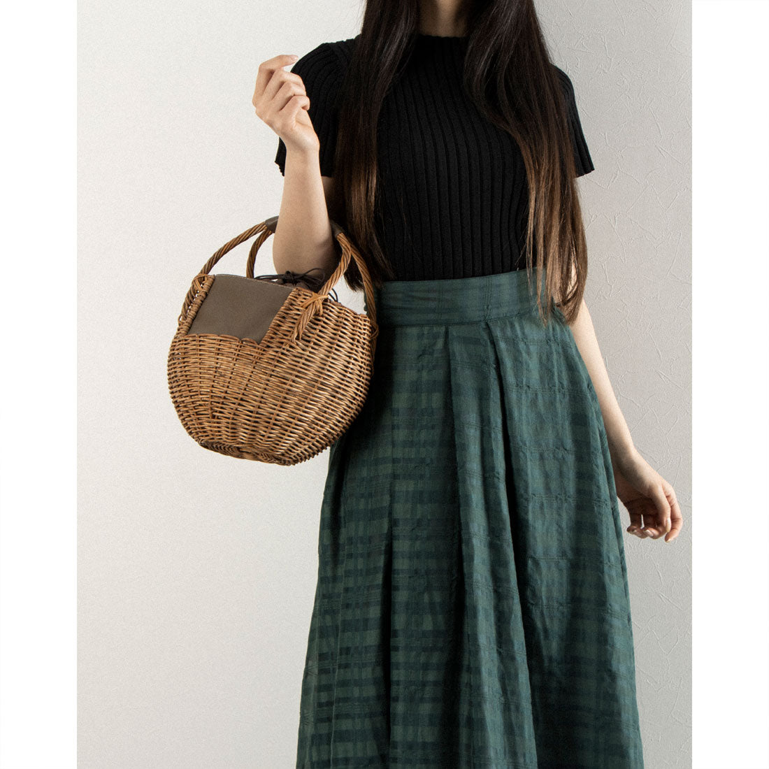 カシェリエ CACHELLIE C7409 ARRG LETHR 1HNDL TOTE