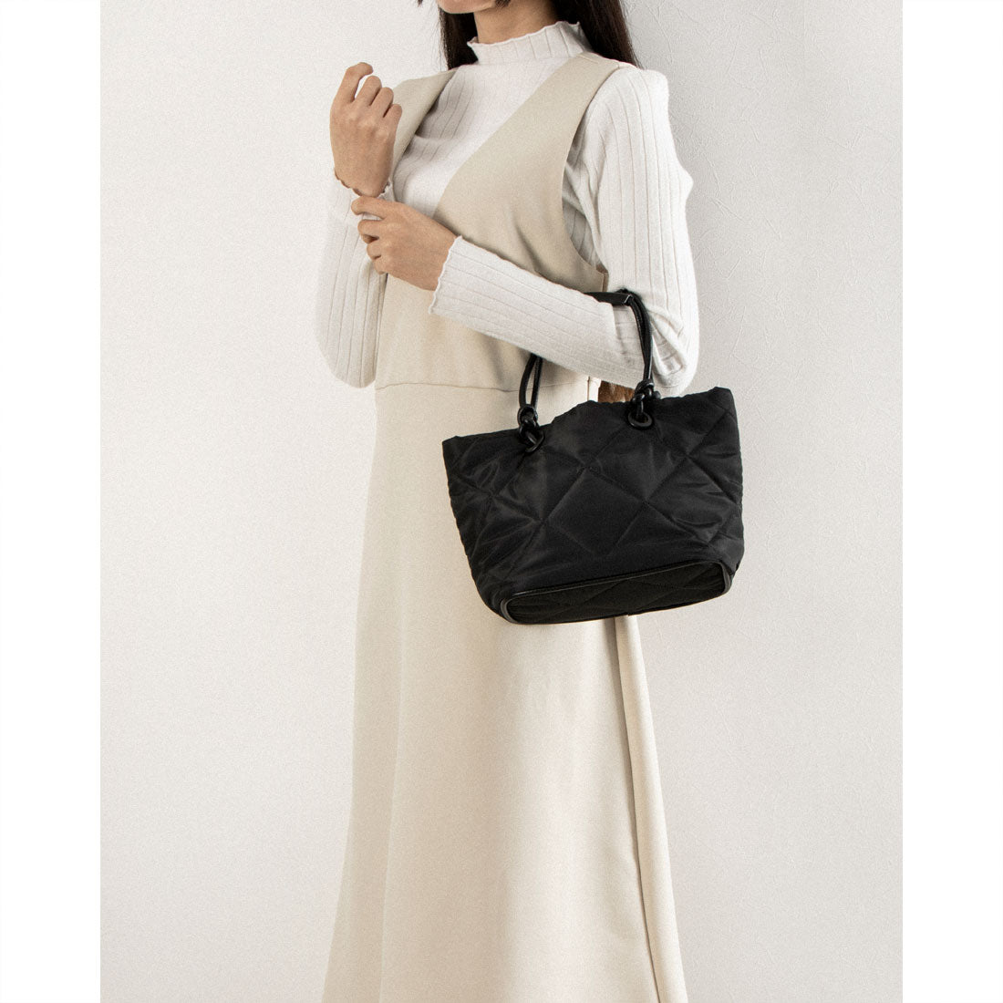 カシェリエ CACHELLIE C8192 QUILTING 2WAY TOTE