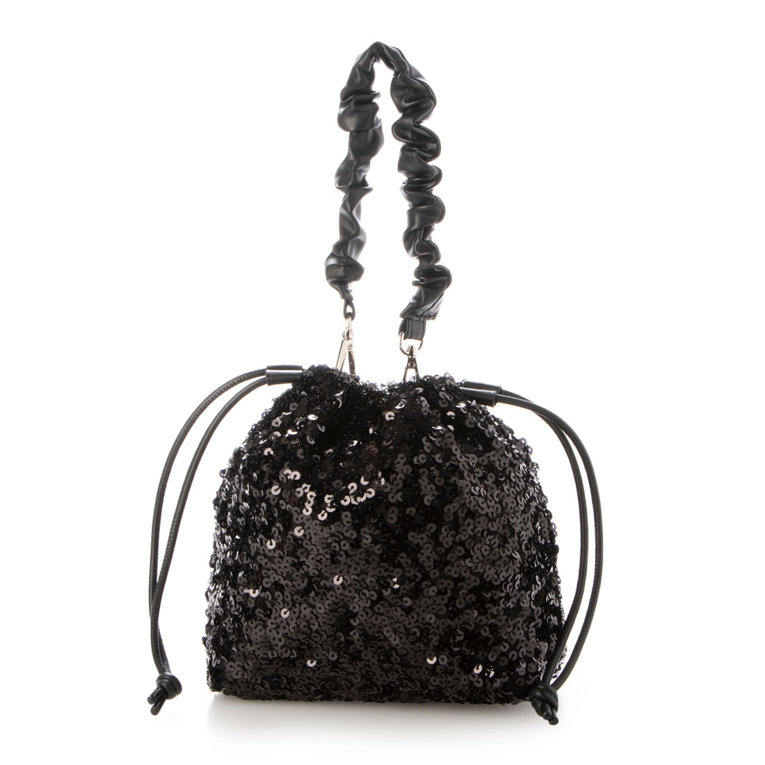 カシェリエ CACHELLIE C8547 SPANGLE BAG,ブラック