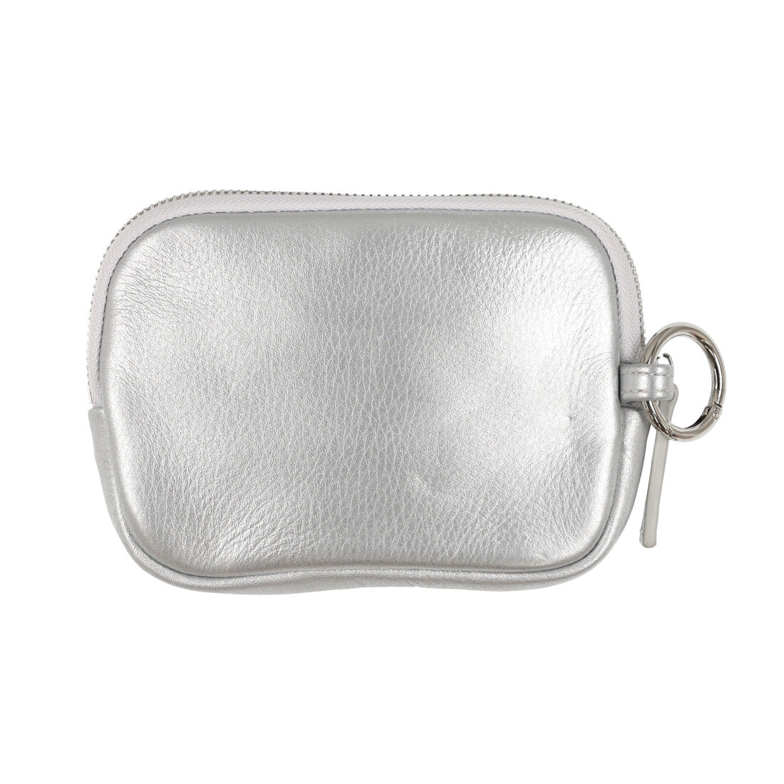 カシェリエ CACHELLIE C8707 LETHR ROUND SQUAR POUCH/L （シルバー） シルバー