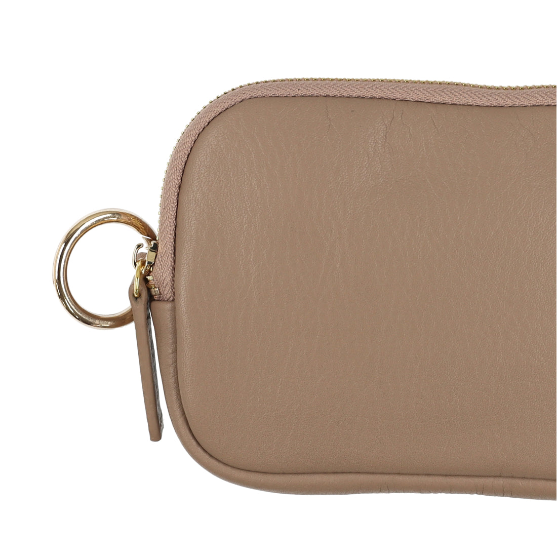 カシェリエ CACHELLIE C8707 LETHR ROUND SQUAR POUCH/L （グレージュ） グレージュ