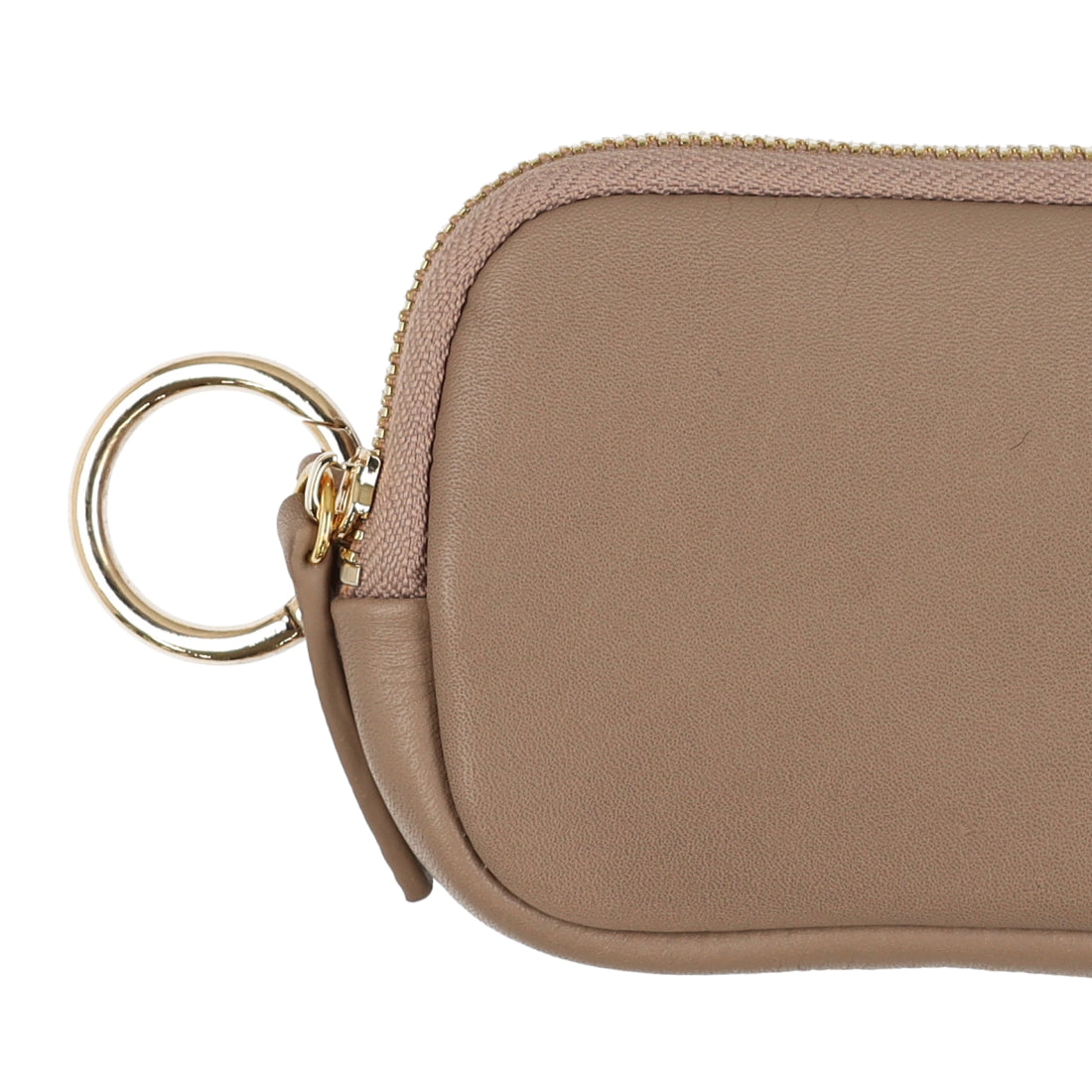 カシェリエ CACHELLIE C8706 LETHR ROUND SQUAR POUCH/M （グレージュ） グレージュ