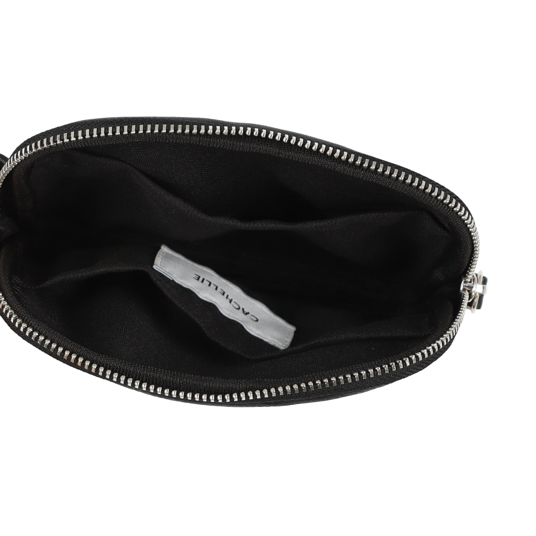 カシェリエ CACHELLIE C8707 LETHR ROUND SQUAR POUCH/L （ブラック） ブラック