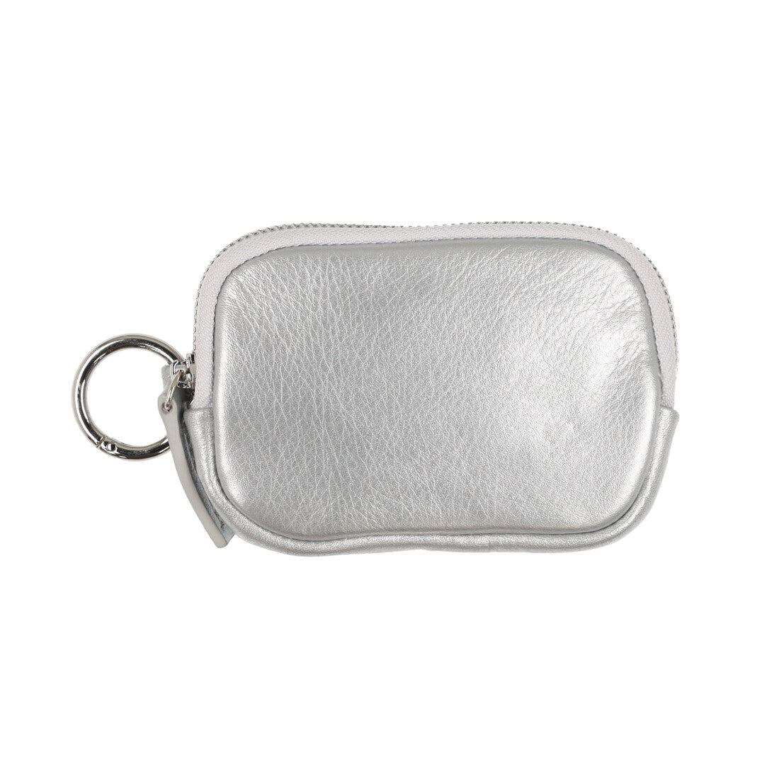 カシェリエ CACHELLIE C8706 LETHR ROUND SQUAR POUCH/M （シルバー） シルバー