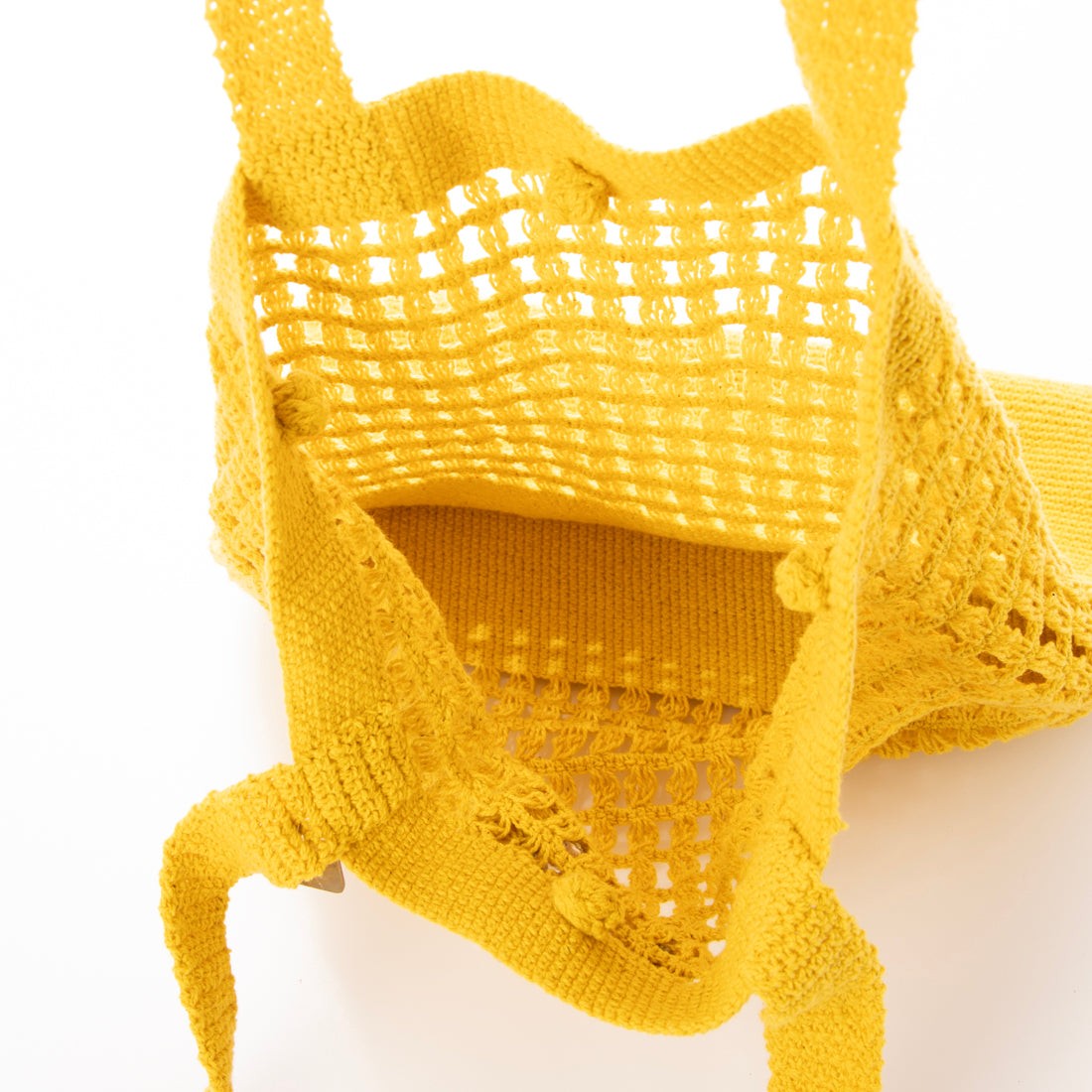 シー C-cie- A1022 CT CROCHET NET W TOTE （イエロー） イエロー