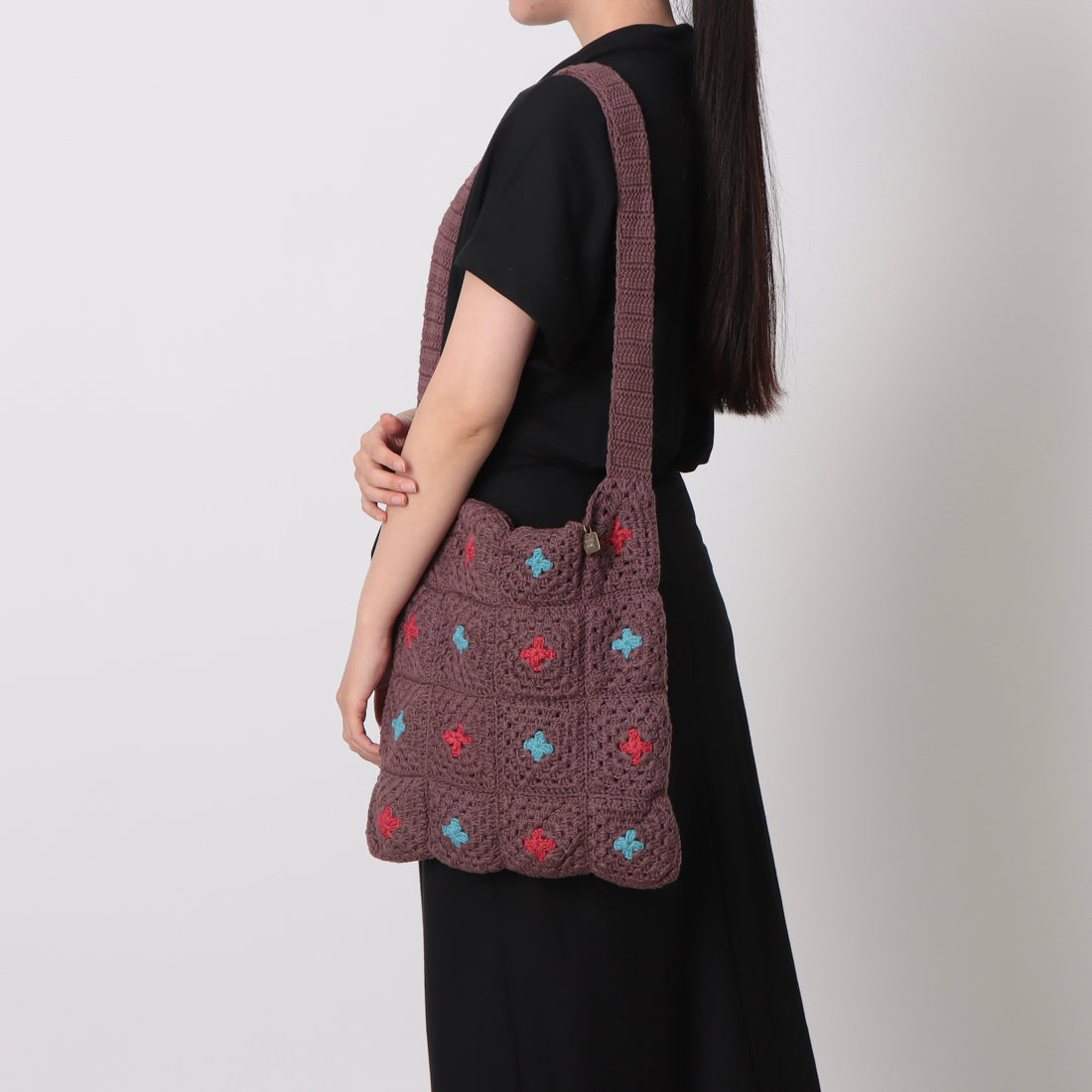 シー C-cie- A1005 FLUFFY TOTE （ブラウン） ブラウン