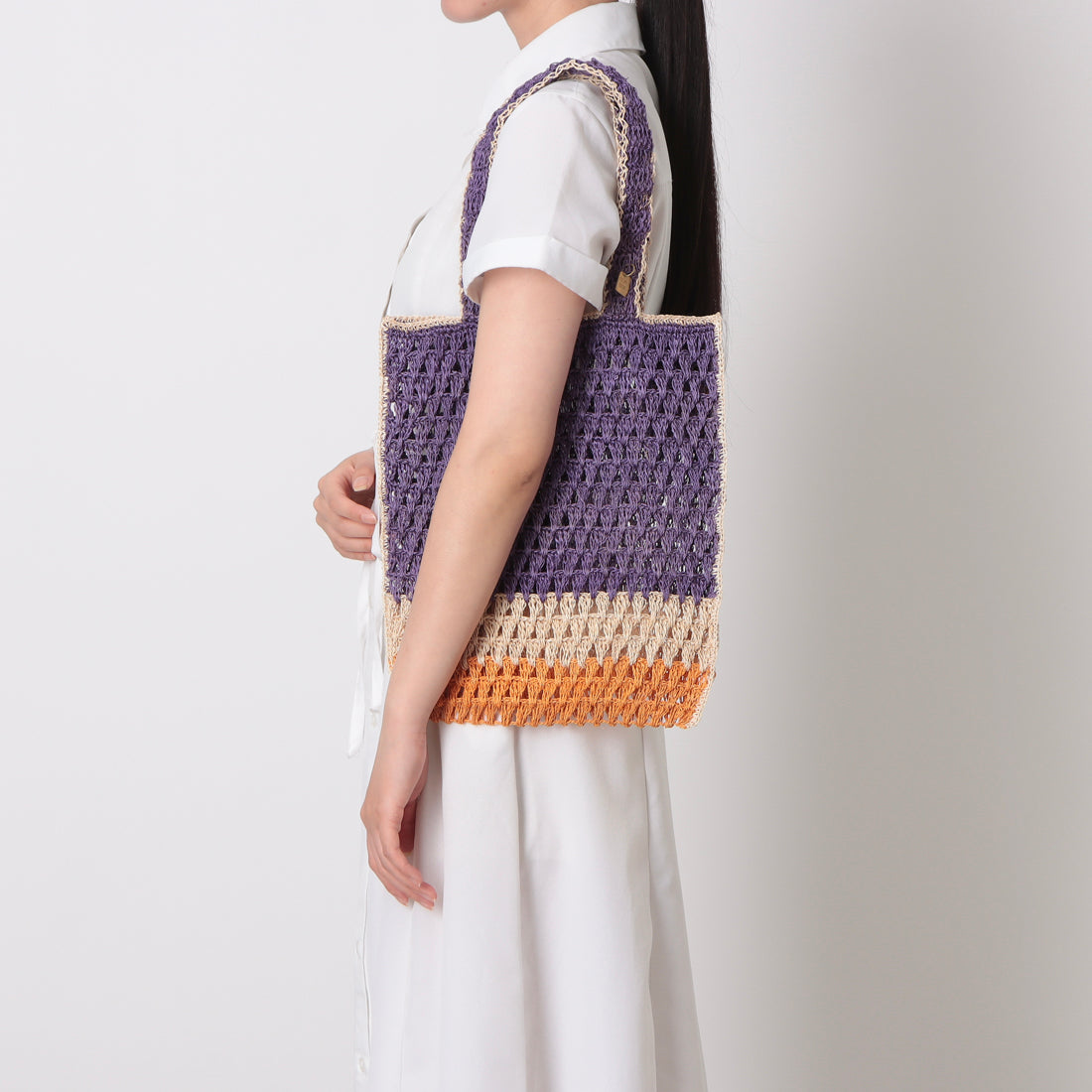 シー C-cie- A1031 HEMMING TOTE （パープル） パープル