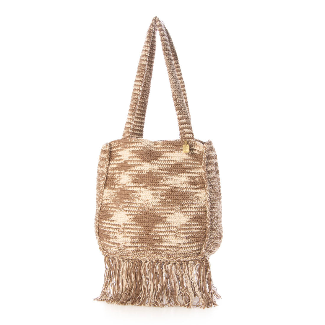 シー C-cie- A1153 TIE-DYE FRINGE TOTE （ベージュ） ベージュ