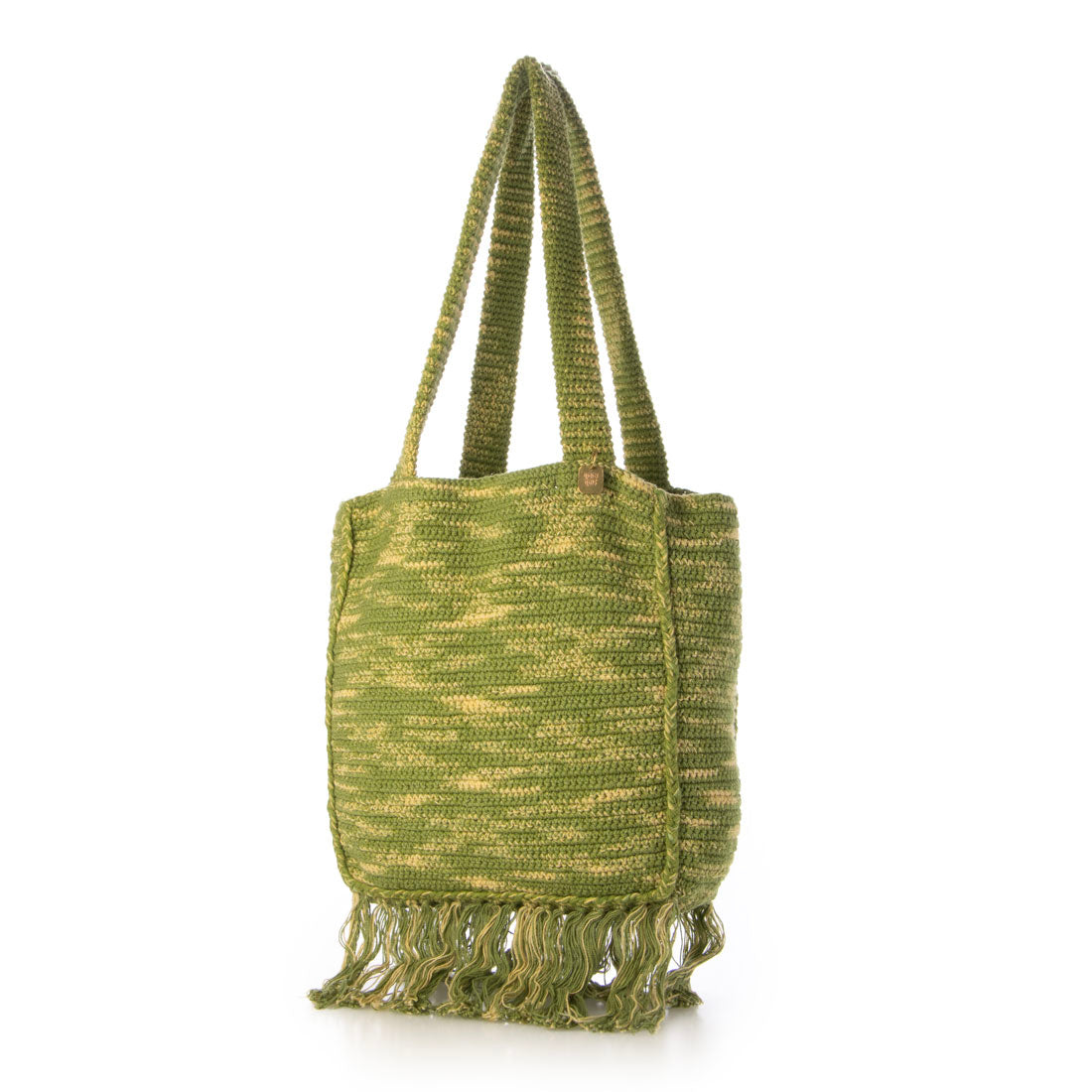 シー C-cie- A1153 TIE-DYE FRINGE TOTE （グリーン） グリーン