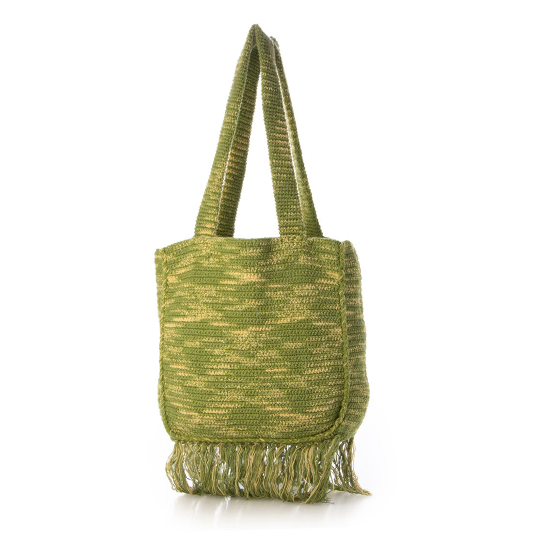 シー C-cie- A1153 TIE-DYE FRINGE TOTE （グリーン） グリーン