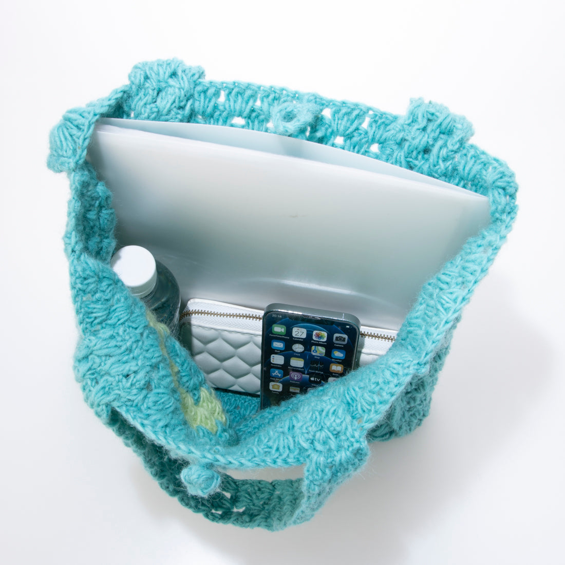 シー C-cie- A1082 BLOCKY TOTE/M （エメラルド） エメラルド