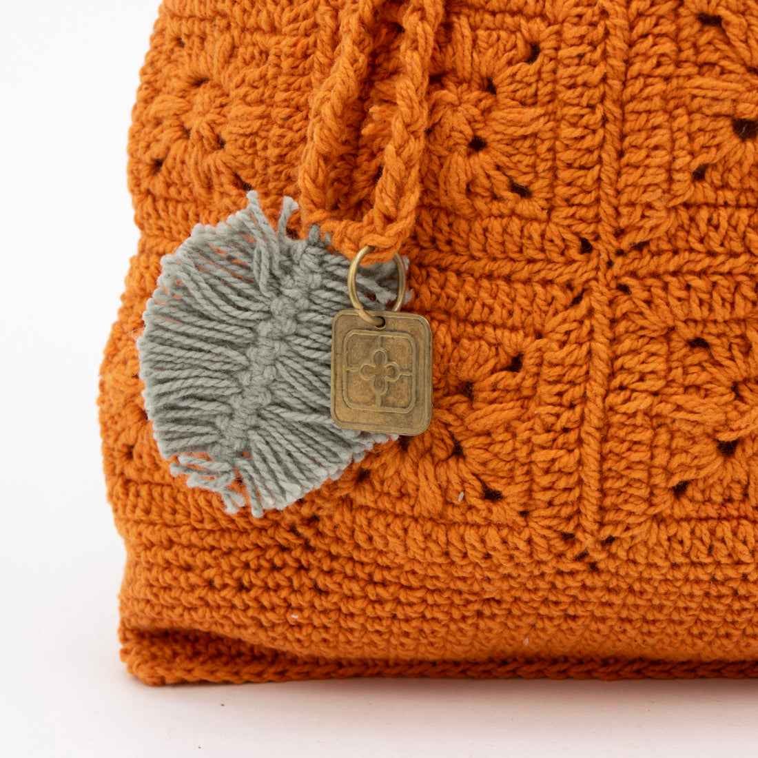 シー C-cie- C7752 PANSY CROCHET POUCH （オレンジ） オレンジ