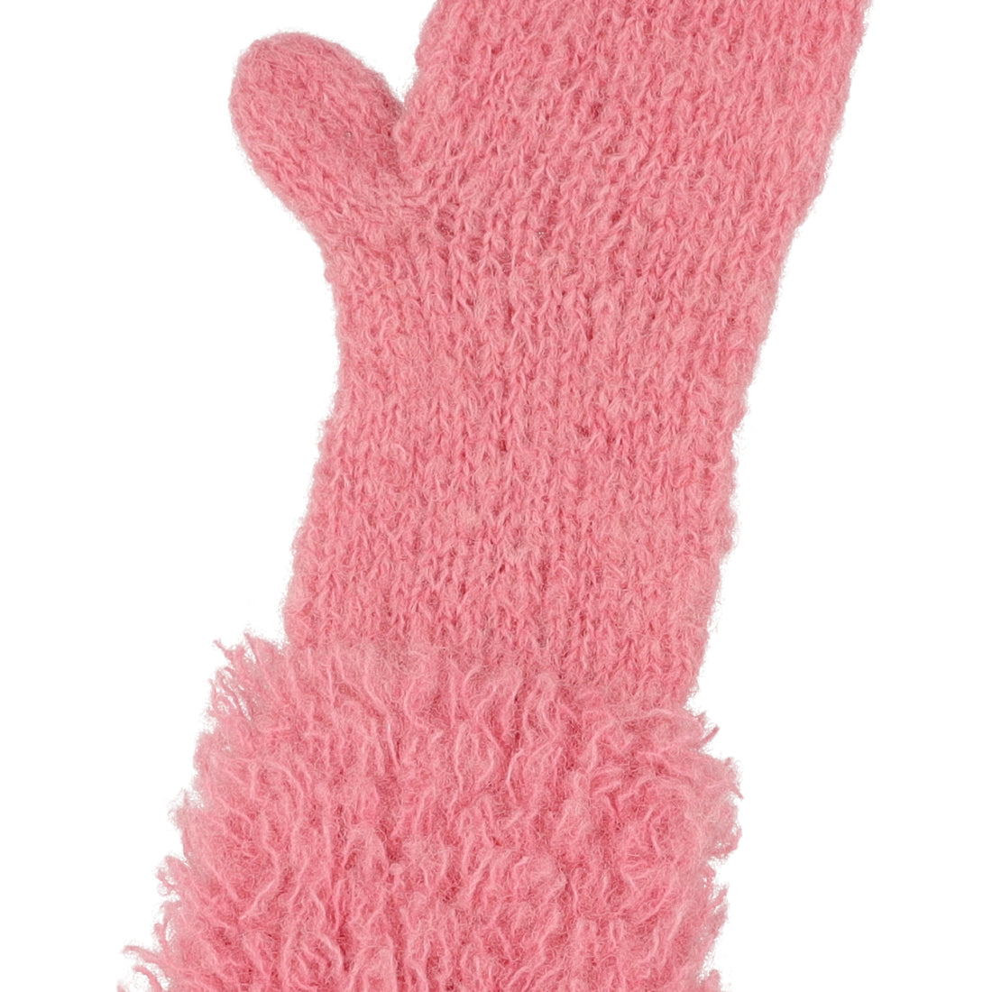 シー C-cie- A1249 KNIT FUR GLOVE （ベイビーピンク） ベイビーピンク