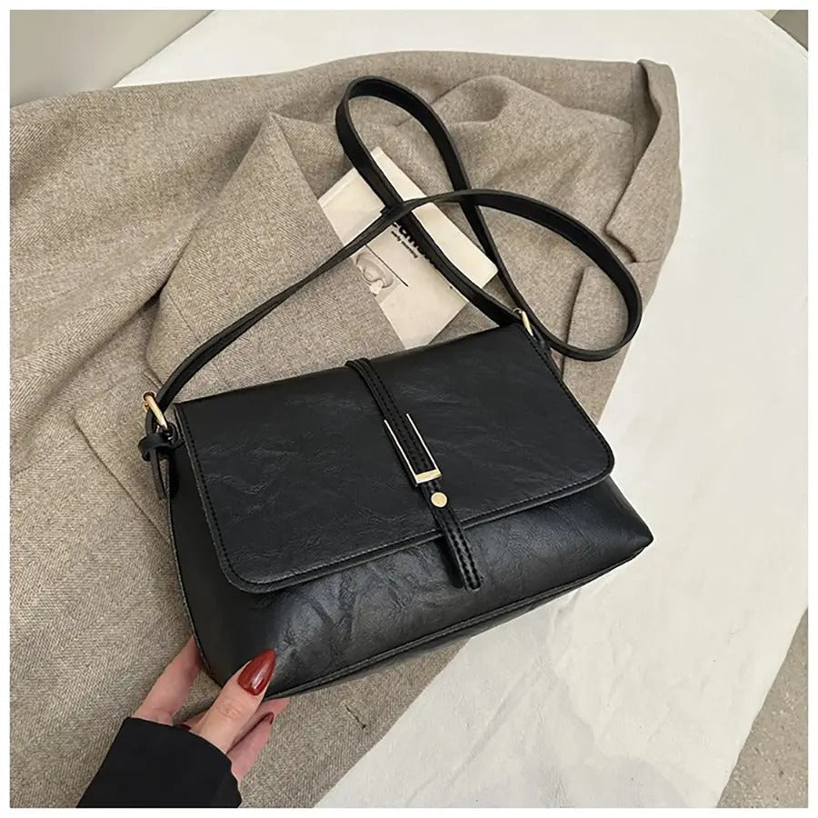 カルペディエム Carpe diem スクエアショルダーバッグ コンパクト オフィスカジュア puショルダーバッグ レザーバッグ 斜めかけバッグ お出掛け 大人可愛い ハンドバッグ 肩掛けバッグ （ブラウン） ブラウン