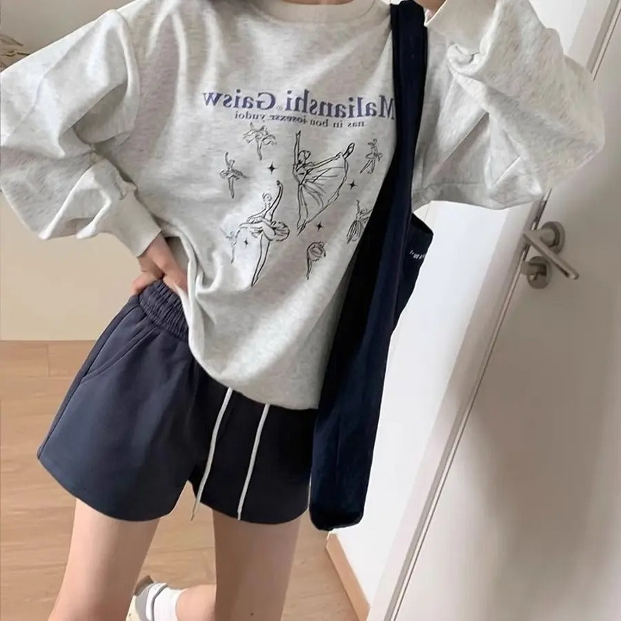 カルペディエム Carpe diem スウェット ショートパンツ ヨガパンツ夏 ルームウェア ジム ヨガ ウエストゴムパンツ スポーティー カジュアル 短パン ドローストリング 楽ちん 無地 ポケット付き フラッシュ パイピング （ネイビー） ネイビー