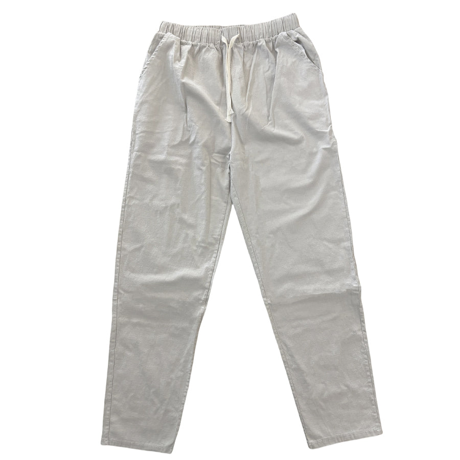 カルペディエム Carpe diem 綿麻パンツ ロングパンツ ストレートパンツ ロールアップ ボトムス 春 リネン素材 リネンパンツ 夏パンツ イージーパンツ ロールアップ カラーパンツ （コバルトグリーン） コバルトグリーン
