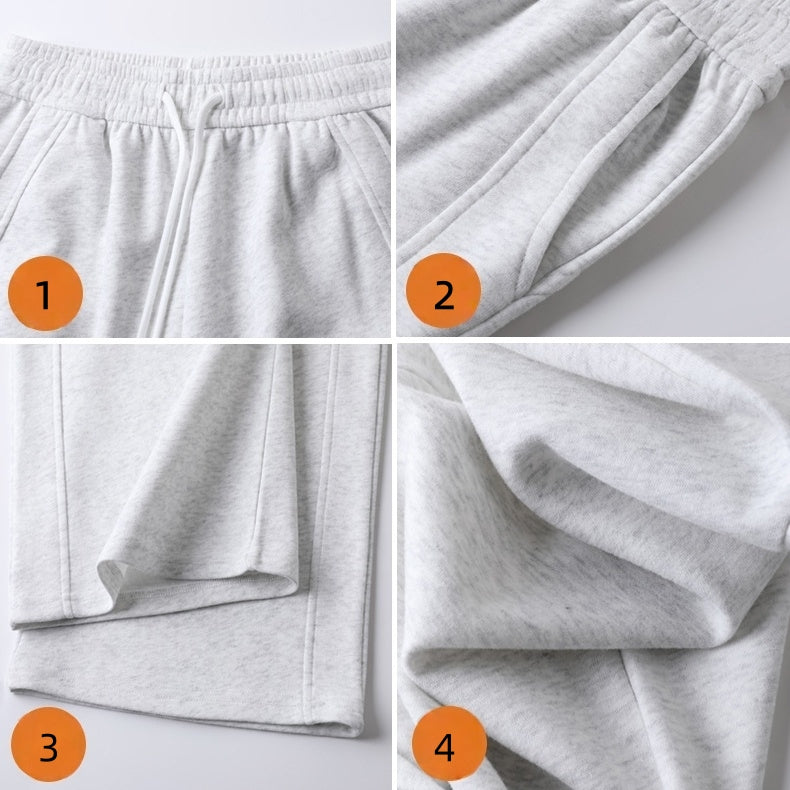 カルペディエム Carpe diem リラックス ワイドパンツ 秋冬 ウエストゴム ドローストリング センターライン 美脚効果 カジュアル 大人可愛い シルエット ゆったり フィット感 韓国風 カジュアル ボトムス （ホワイト） ホワイト