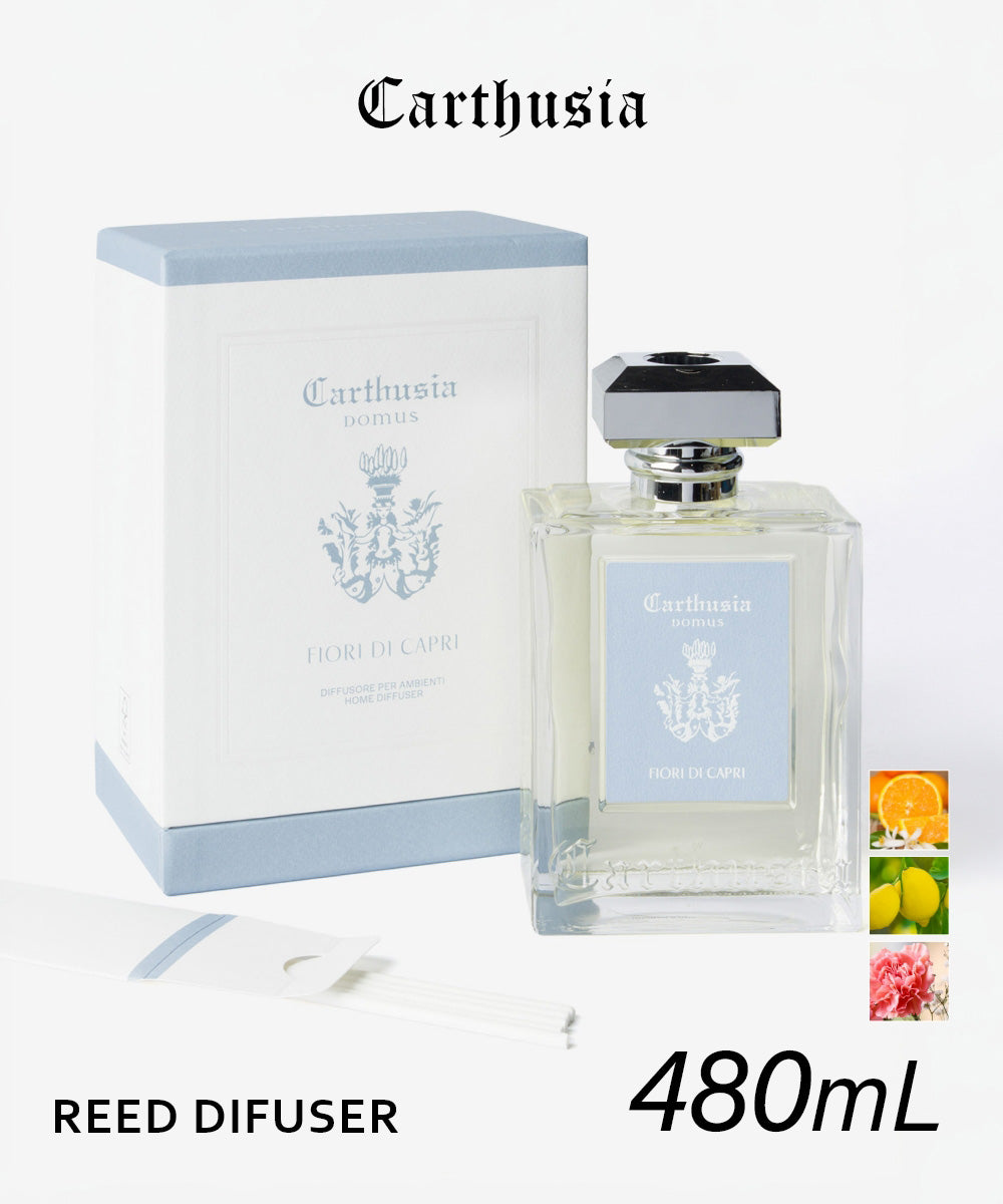 カルトゥージア Carthusia リードディフューザー 480mL ユニセックス ホーム＆グッズ 【返品不可商品】 （FIORI DI CAPRI） FIORI DI CAPRI