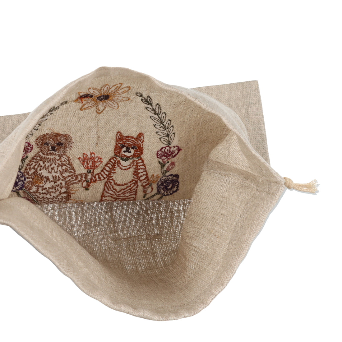 コーラルアンドタスク Coral&Tusk 【正規取扱店】Drawstring Bag Cat and Dog Friends Garland （FREE） FREE