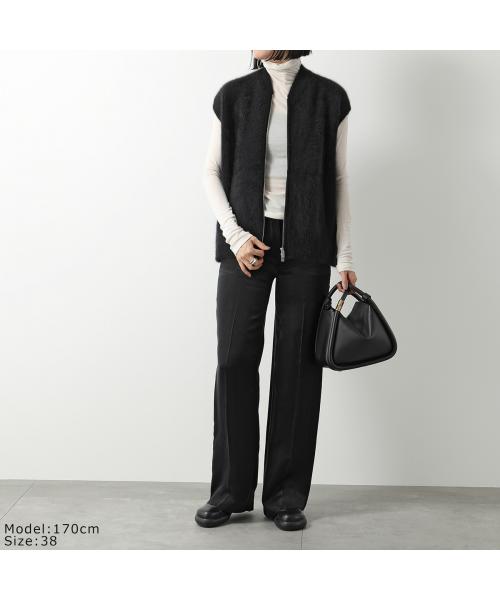 C.T. Plage C.T.plage Knit Vest CT24105 wool Zip Up