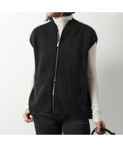 C.T. Plage C.T.plage Knit Vest CT24105 wool Zip Up