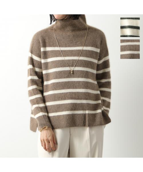 C.T. Plage Sweater CT24102 Knit Stripe Turtleneck
