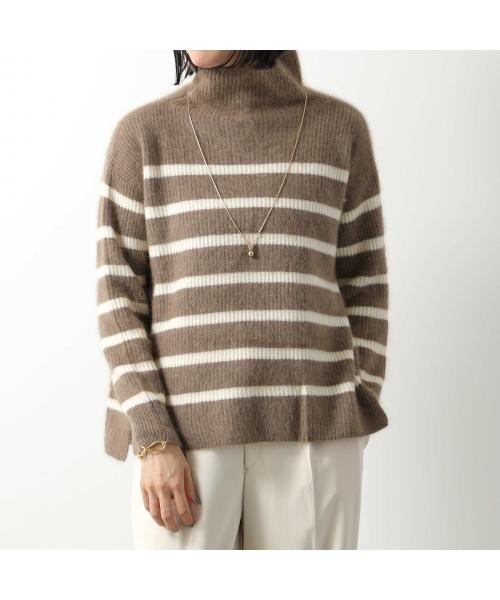C.T. Plage Sweater CT24102 Knit Stripe Turtleneck