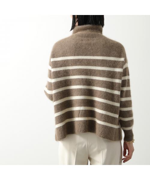C.T. Plage Sweater CT24102 Knit Stripe Turtleneck