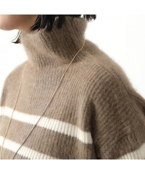 C.T. Plage Sweater CT24102 Knit Stripe Turtleneck