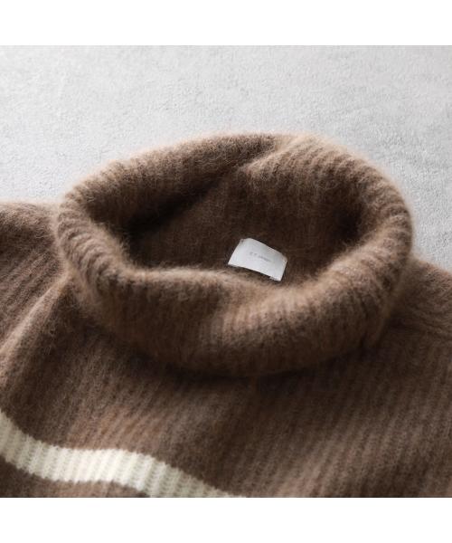 C.T. Plage Sweater CT24102 Knit Stripe Turtleneck