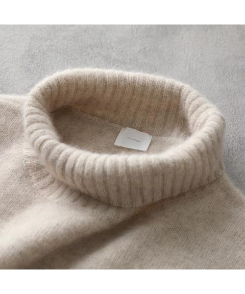 C.T. Plage C.T.plage Sweater Raccoon Fox Turtle Neck Pullover CT23335