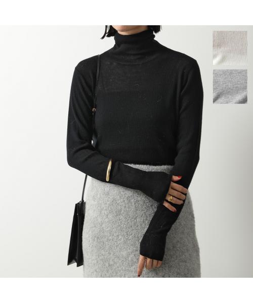 C.T. Plage C.T. Plage C.T. Plage Sweater Original light wool rib turtle 5540H-1