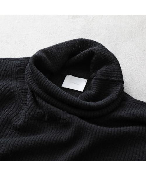C.T. Plage C.T. Plage C.T. Plage Sweater Original light wool rib turtle 5540H-1