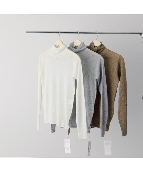 C.T. Plage Sweater Original Light Wool Rib Turtle 5540K