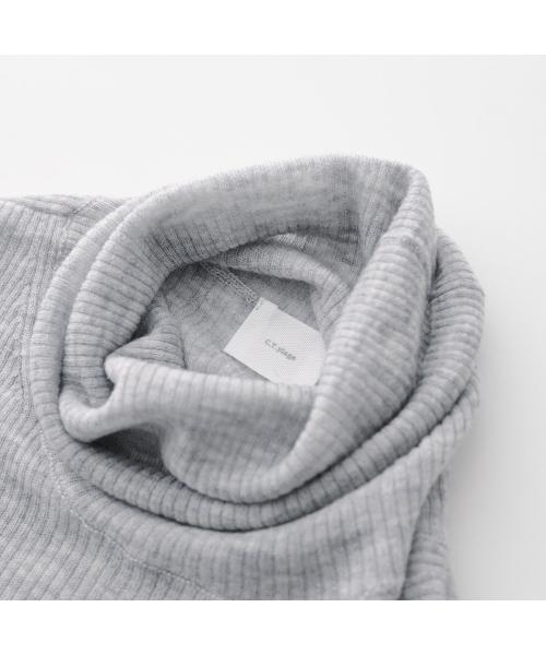 シーティー・プラージュ シーティープラージュ C.T.plage セーター Original light wool rib turtle 5540K （11/LGY-ライトグレー） 11/LGY-ライトグレー