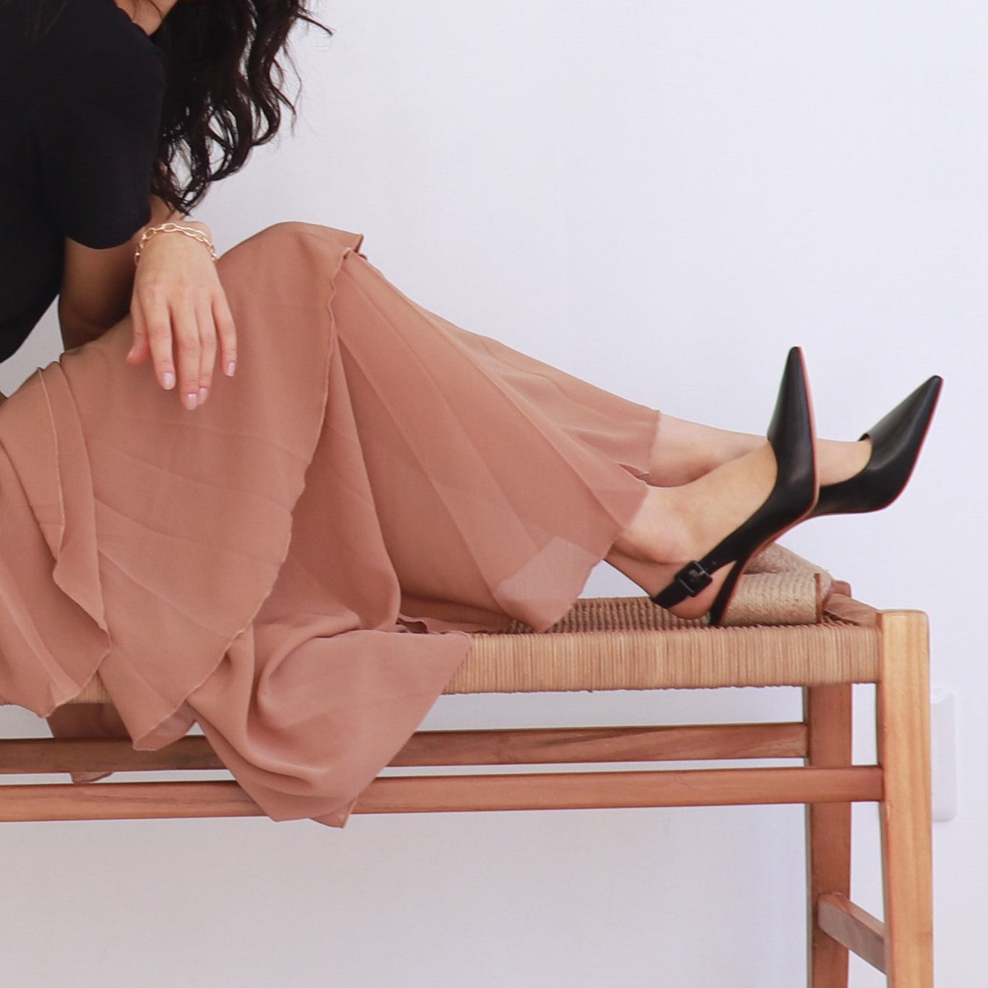 CARRANO pointed toe slingback pumps