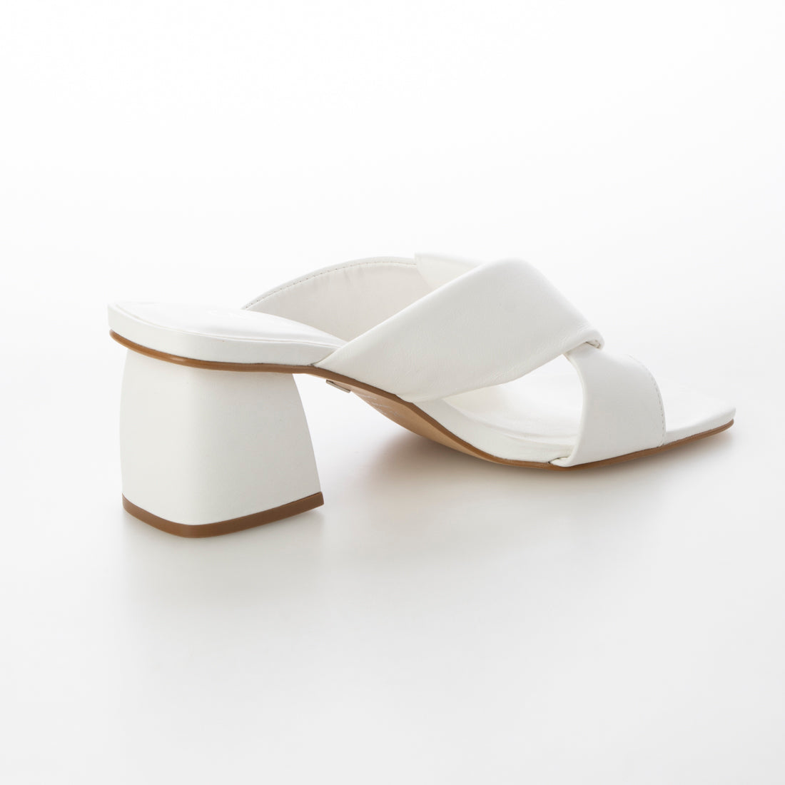 CARRANO chunky heel thong mule sandals