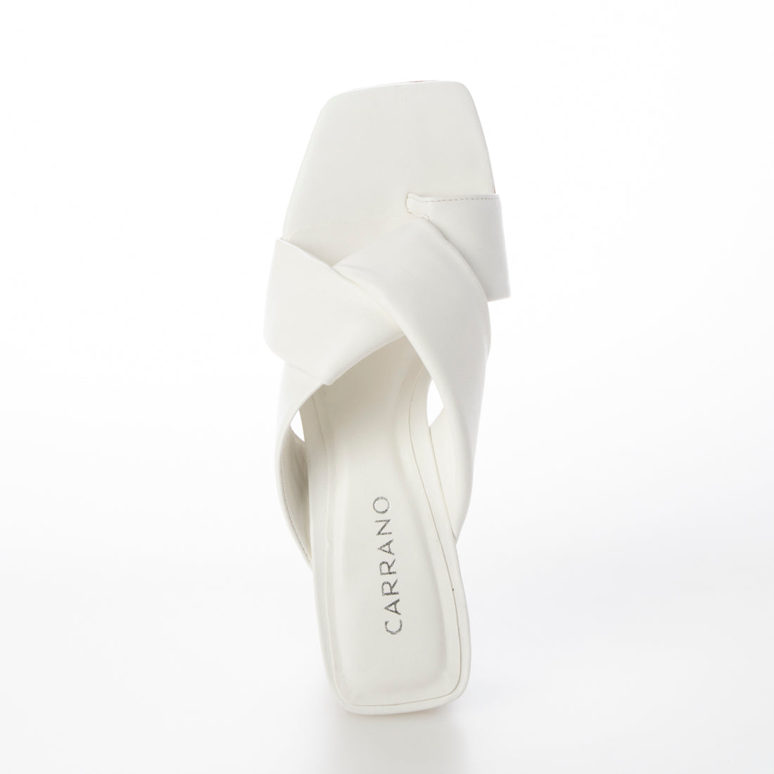 CARRANO chunky heel thong mule sandals