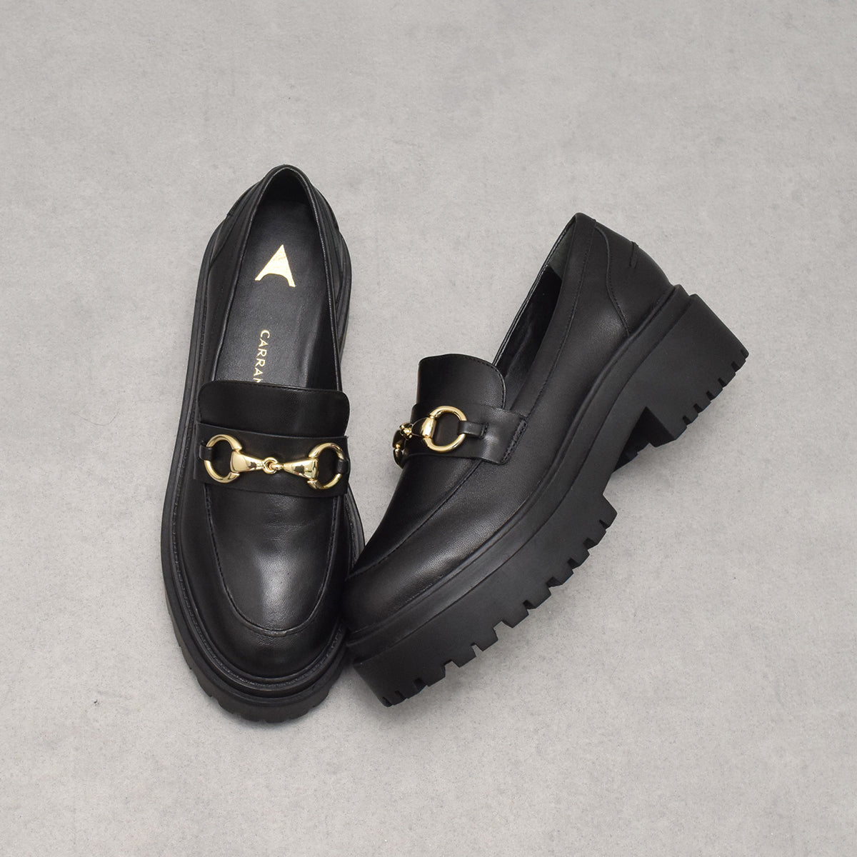 CARRANO Thick-soled Horsebit Loafers