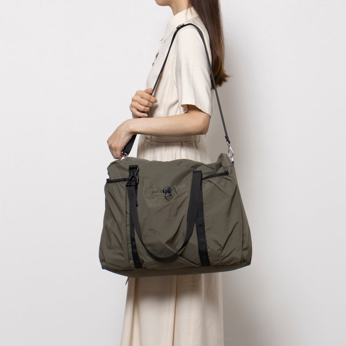 カシュカシュ cache cache ナイロンリュックセットトラベルボストンバッグ （KA） KA