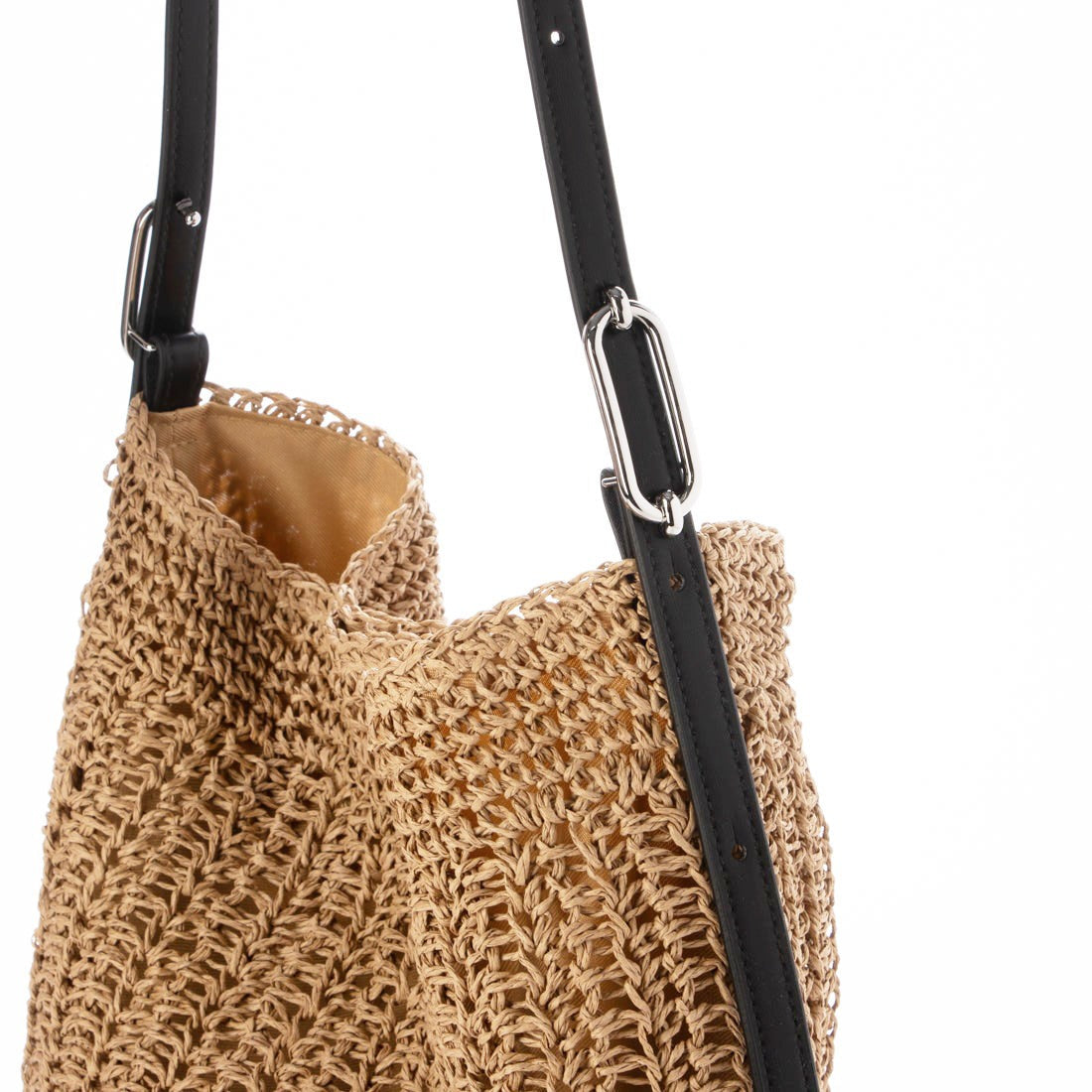 カシュカシュ cache cache フリーハンドルクロッシェトート （BK） BK